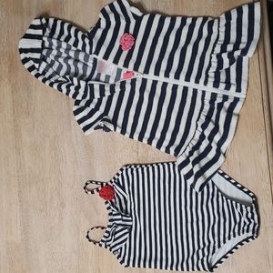 18 month swimsuit and cover-up